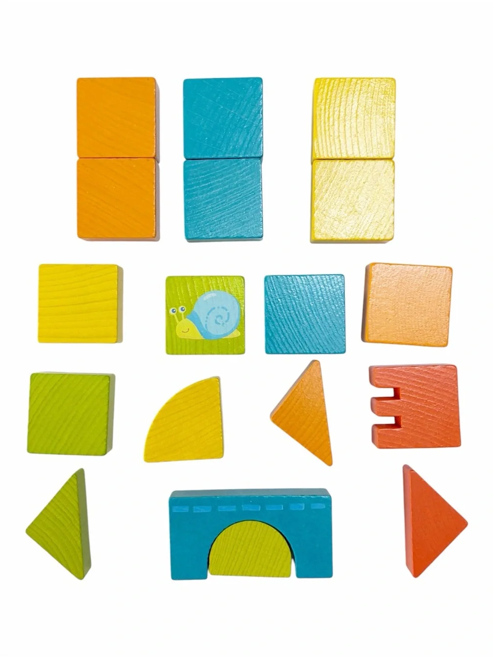 HABA | Animal Squares Arranging Game Puzzle Wood Block Toddler